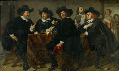 Bartholomeus van der Helst,  The Governors of the Harquebusiers [Kloveniers] , 1655, Amsterdam Museum