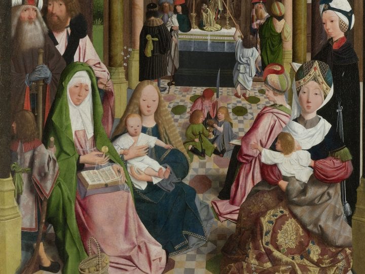 Geertgen tot Sint Jans (or workshop),  Holy Kinship, 1496, Rijksmuseum, Amsterdam