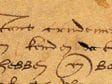Detail of a contract between Lieven van Male of G,  July 1, 1516,  City of Ghent, City Archives, Ancient Archives