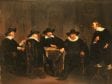 Thomas de Keyser,  The Amsterdam Burgomasters Hear of the Arrival o, 1638, Amsterdam Museum, on loan from the Mauritshuis, The Hague