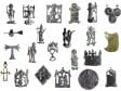 Fig. 4 Selection of pilgrims’ badges from known shrines, culled from the Kunera database