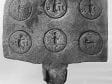 Unknown,  Eucharist wafer iron,  ca. 1390–1410,  Statens Historiska Museum (Museum of National Antiquities), Stockholm