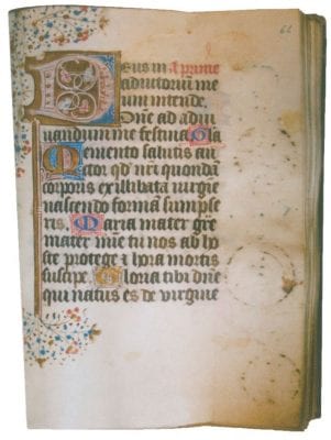Unknown, Prime within the Hours of the Virgin, Stadsbibliotheek, Bruges