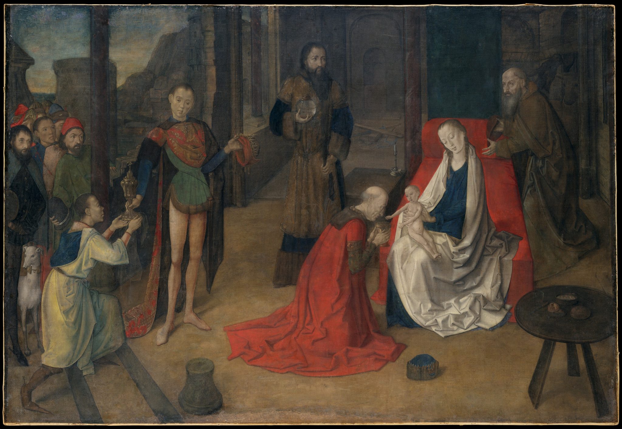 A Tchlein By Justus Van Ghent The Adoration Of The Magi In The