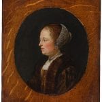 Gerrit Dou,  Portrait of a Lady in Profile,  ca. 1635–40,  The Leiden Collection, New York