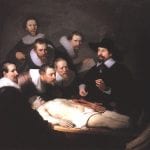 Rembrandt van Rijn,  Anatomy Lesson of Dr. Nicolaes Tulp, inscribed u,  Royal Cabinet of Paintings, Mauritshuis, The Hague