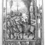 Gabriel Glockendon,  The Flight into Egypt, Prayer Book of Albrecht , 1537,  Vienna, Österreichische Nationalbibliothek