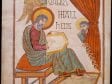  Saint Matthew the Evangelist,  Lindisfarne Gospels,  ca. 698,  London, British Library