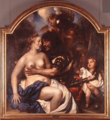 Jan Lievens,  Mars and Venus, 1653, Stiftung Preußische Schlösser und Gärten Berlin-Brandenburg