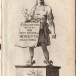 Constantijn Huygens,  Mercury, title page of Momenta Desultoria (Lei, 1644, Newberry Library, Chicago