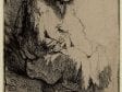 Rembrandt,  Beggar Seated on a Bank, monogrammed RHL and d, 1630,  British Museum, London