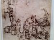 Adam Elsheimer,  The Artist Despairing of His Poverty,  ca. 1603–05,  Staatliche Graphische Sammlung, Munich