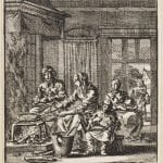 Jan Luyken,  De Pan (The Pan) from Het Leerzam Huisraad,  1711,