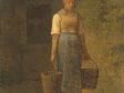 Jean-François Millet,  Woman Returning from the Well (Girl Carrying Wat,  1856,  Rijksmuseum, Amsterdam
