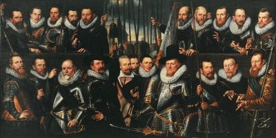 Frans Badens,  Company of Captain Arent ten Grootenhuys and Lie,  1613,  Amsterdam Museum