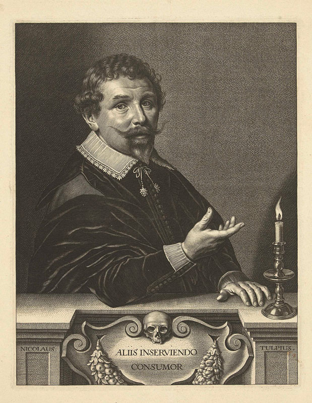 Cornelis van Dalen, after Nicolaes Eliasz Pickenoy, Portrait of Nicolaes Tulp,  after 1633, Rijksmuseum Amsterdam