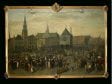Adriaen van Nieulandt,  Dam Square with the Lepers' Parade, 1633,  Historisch Museum, Amsterdam