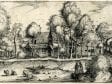 Claes Jansz. Visscher,  Country Village with Church, no. 18 from the Re, 1612,  British Museum, London