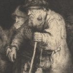 Rembrandt van Rijn,  The Hundred Guilder Print, detail (fig. 2),  ca. 1648,