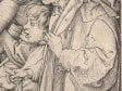Martin Schongauer,  Christ Carrying the Cross, detail (fig. 1),  ca. 1475–80,