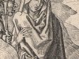 Martin Schongauer,  Christ Carrying the Cross, detail (fig. 1),  ca. 1475–80,