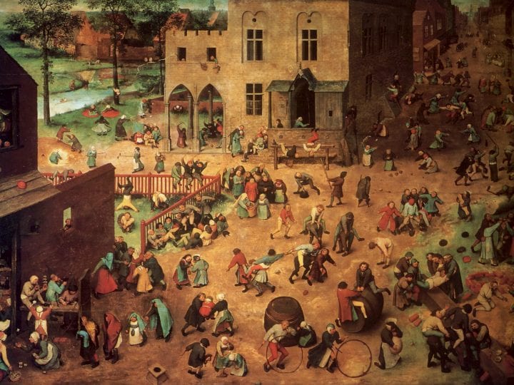 Pieter Bruegel,  Children’s Games, 1560, Kunsthistoriches Museum, Vienna