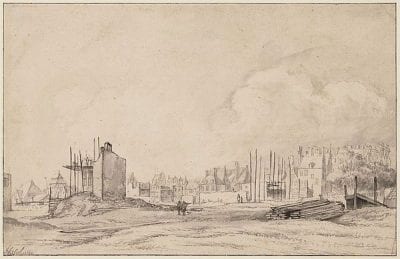 Jan van Kessel (1641–1680),  Demolition of the Heiligewegspoort, 1664,  Stadsarchief, Amsterdam