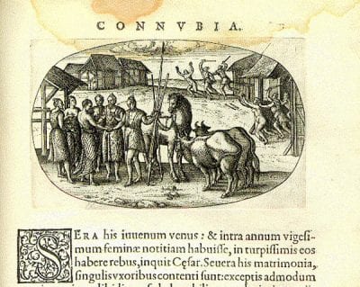 Pieter van der Borcht,  Connubia, from Aurei Saeculi, 1596, British Library, London