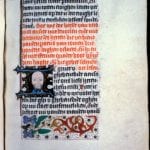 Rubric announcing indulgences for a prayer to be ,