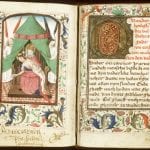 Full-page miniature depicting the Trinity, to mar,