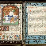 Fols. 31v-32r: Masters of the Gold Scrolls. Book ,  ca. 1450,  Koninklijke Bibliotheek, The Hague