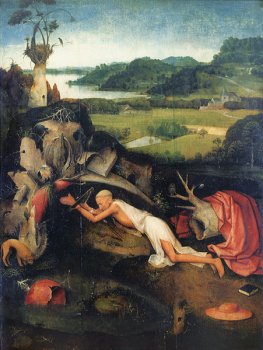 Jheronimus Bosch,  Saint Jerome in Prayer, Museum voor Schone Kunsten, Ghent