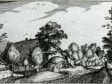 Claes Janszn Visscher after the Master of the Small Landscapes,  Road by Peasant Cottages (from the series Regi, 1612,