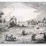 Claes Janszn Visscher,  The Road to Leiden (from the series Pleasant P,  ca. 1611-14,