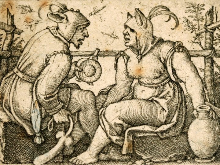 Sebald Beham, A Couple of Fools, 1540s, The British Museum, London