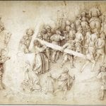 Circle of Jan van Eyck,  Christ Carrying the Cross,  Graphische Sammlung Albertina, Vienna