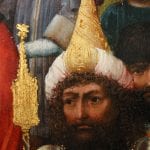 North Netherlandish (Utrecht?) Painter,  Detail from Christ Bearing the Cross (figure 1),  Metropolitan Museum of Art, New York