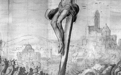Joachim Beuckelaer,  Crucifixion, Paris (fig. 18). IRR digital compos, monogrammed and dated 1567, Musée du Louvre, Département des Art Graphiques, Paris