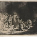 Rembrandt van Rijn,  The 100 Guilder Print (Christ Healing the Sick),  ca. 1648,