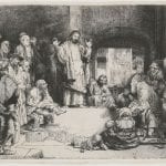 Rembrandt van Rijn,  Christ Preaching (La Petite Tombe), only state,  ca. 1652,