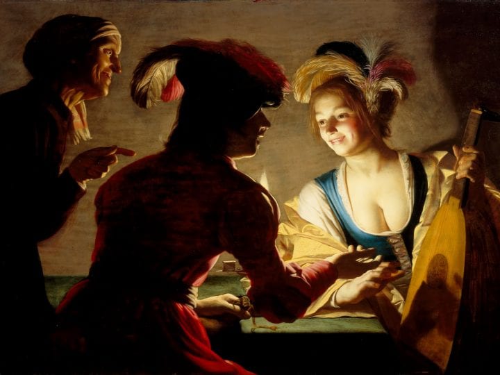 Gerrit van Honthorst,  The Procuress, 1625, Centraal Museum, Utrecht