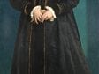 Hans Holbein,  Portrait of Christina of Denmark, Duchess of Mil, 1538, London, National Gallery