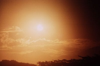Photo of annular solar eclipse taken in Madagasca,