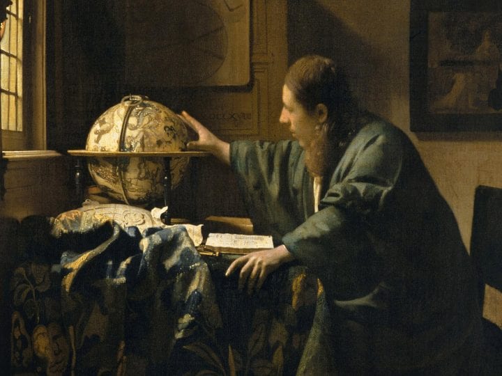 Johannes Vermeer,  The Astronomer,  ca. 1668,  Paris, Musée du Louvre