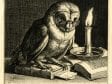 Cornelis Bloemaert,  What Use Are Candles and Spectacles If the Owl R, ca. 1622–24,  Boston, Museum of Fine Arts