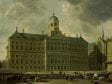 Gerrit Berckheyde (1638–1698),  View of the Town Hall of Amsterdam, Amersfoort, Bruikleen Rijksdienst voor het Cultureel Erfgoed