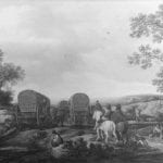 Pieter de Molijn, Travelers in Landscape with Dunes, 1647, Whereabouts unknown
