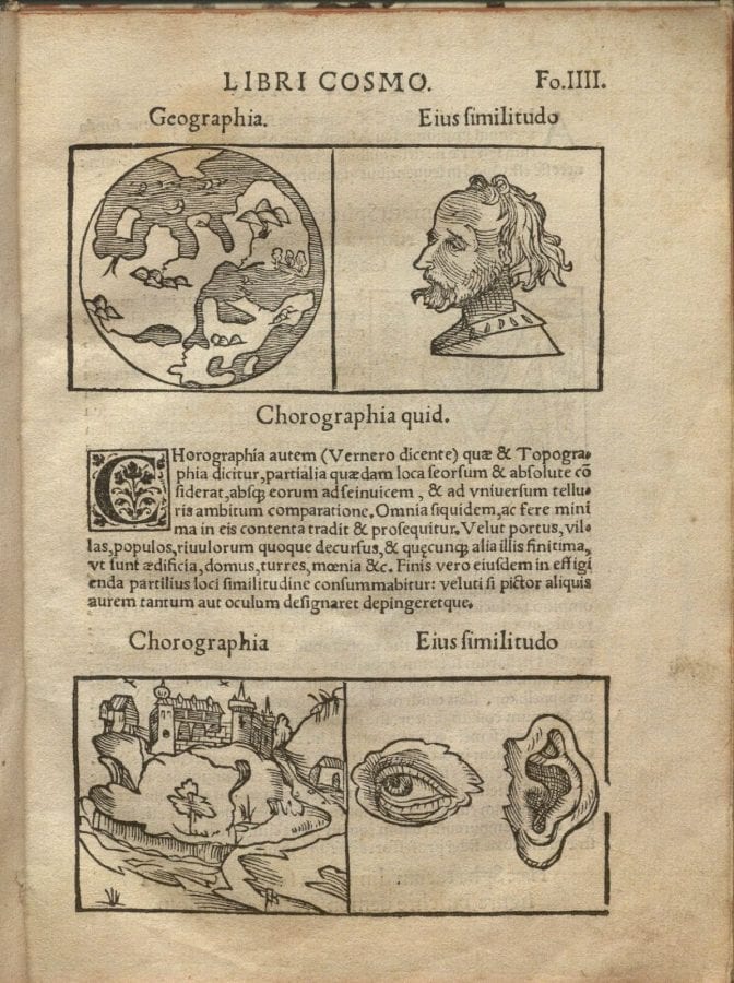 Geography and Chorography, From Petrus Apianus, C, San Diego State University Library, Special Collections