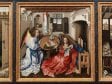 South Netherlandish, Workshop of Robert Campin;  Annunciation Triptych (Mérode Altarpiece);   ca. 1425–32;  oil on oak;  64.5 x 117.8 cm (overall);  New York, Metropolitan Museum of Art, The Cloisters Collection, 1956;  inv. 56.70a-c