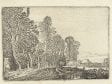 Willem Buytewech (Rotterdam 1591–1624 Rotterdam),  Landscape with Trees, a Path, and a Wagon,  ca. 1616–17,